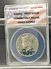 PR70 DCAM 2006-S Silver Kennedy Half Dollar ANACS FLAG LABEL