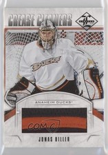 2012 Panini Limited Crease Cleaners Materials Prime 3/25 Jonas Hiller #CC-JH 0c3