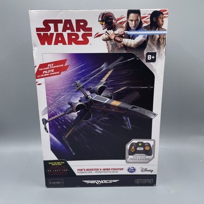 RARE Air Hogs Star Wars Poe Dameron X-Wing Drone RC Vehicle with Controller  NEW