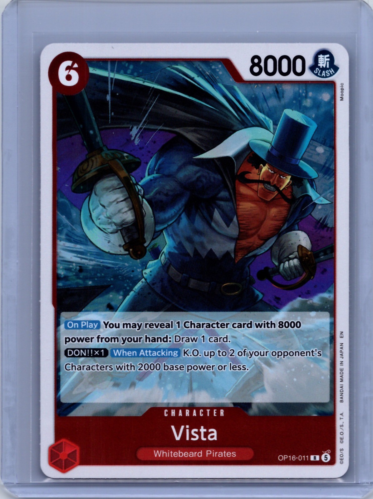 Vista Foil R The Time of Battle OP16-011 NM