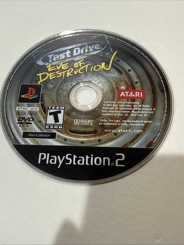 Test Drive: Eve of Destruction PS2 Disc Only. Tested And Working