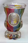 BIEDERMEIER ERA FRIENDSHIP GOBLET w/ ETCHED ARCHITECTURE & FLASH GLASS PANELS — photo 3