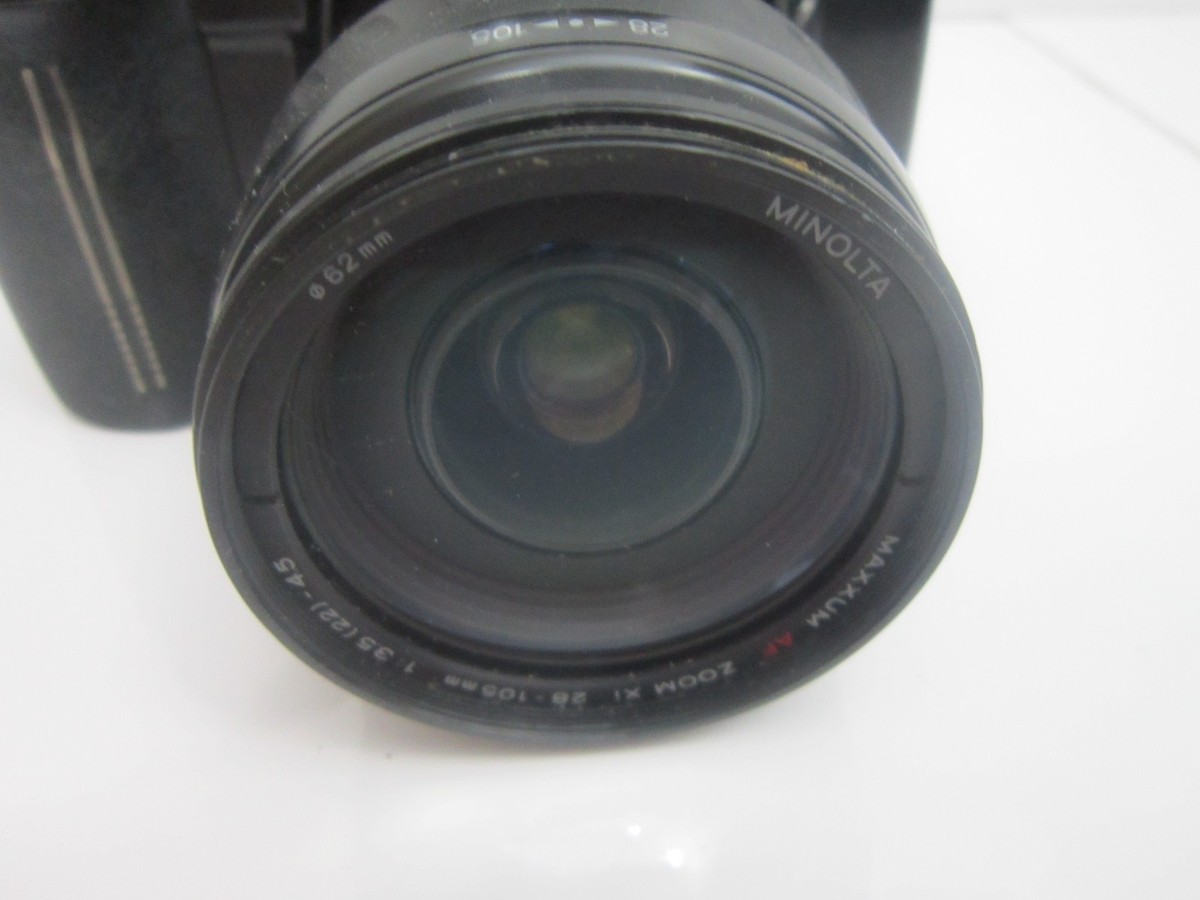 Minolta 807si 35mm Film Camera with 28-105 Zoom XI Lens From JAPAN