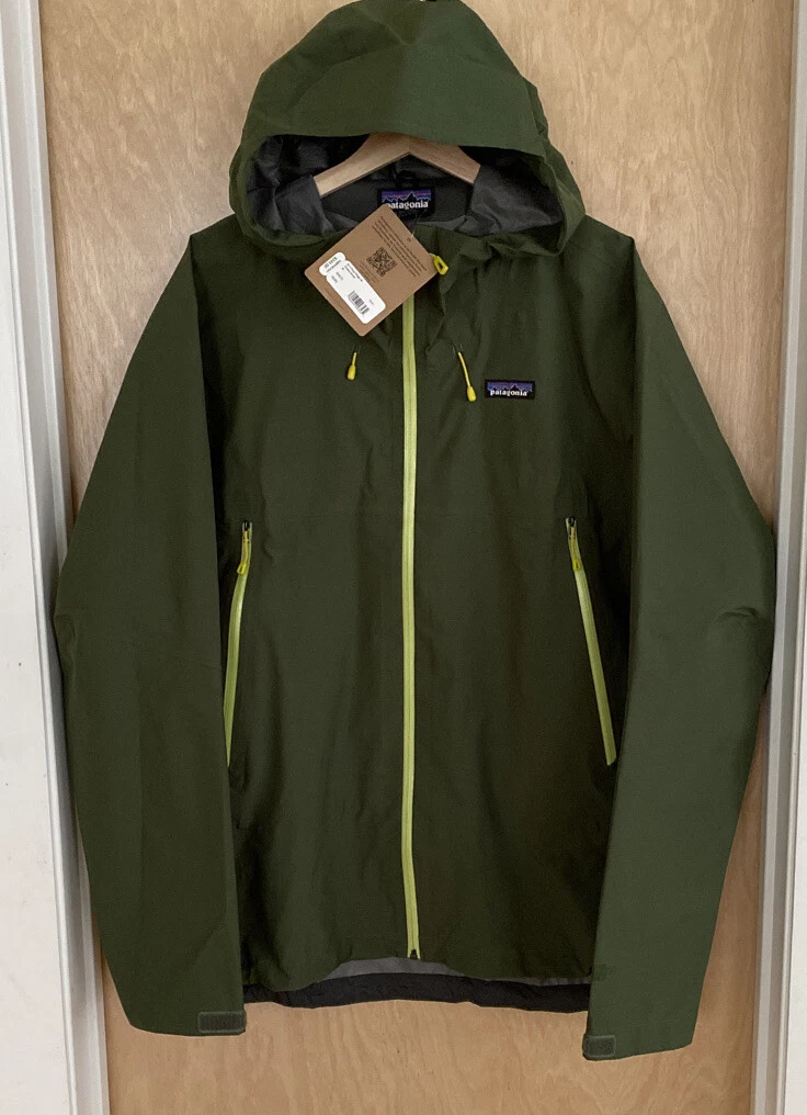 NEW! PATAGONIA Cloud Ridge Jacket Men's XL Glades Green Packable Waterproof  $249