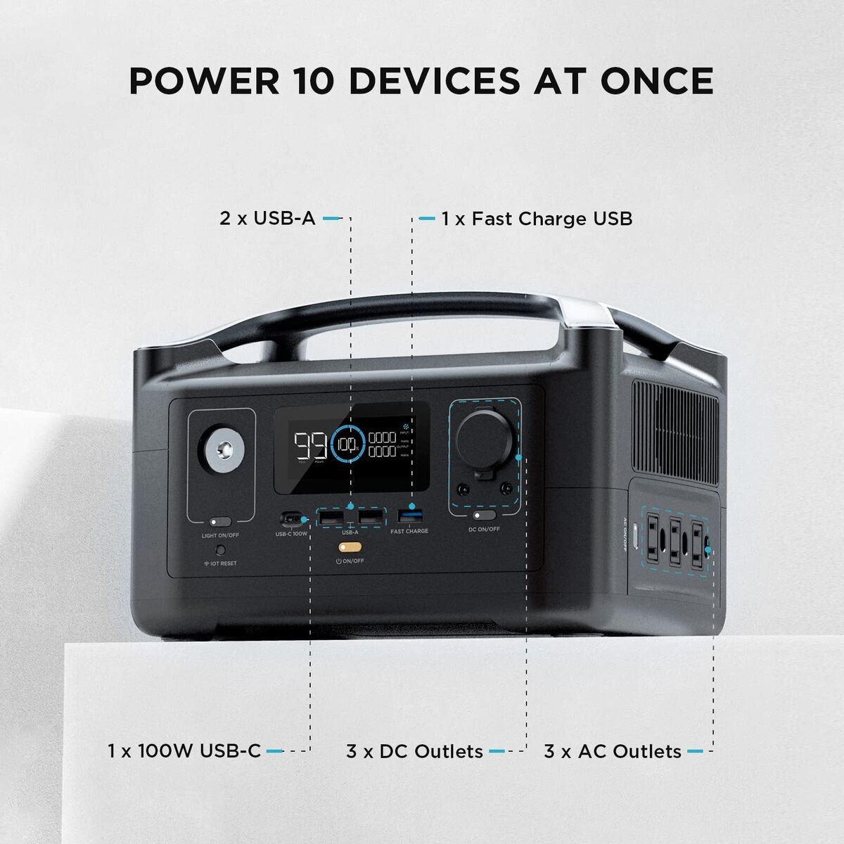 EcoFlow RIVER 600 Portable Power Station for sale online | eBay EcoFlow RIVER 600 Portable Power Station for sale online | eBay