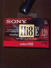Sony Hi8 HME Metal-E Video Cassette Camcorder Tape E6-120HME