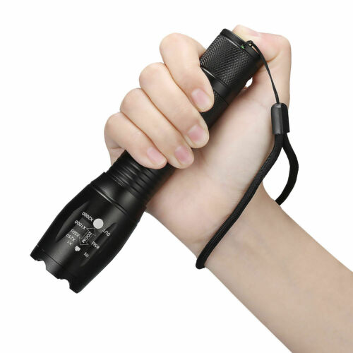 3 x Tactical 18650 Flashlight High Powered 5Modes Zoomable Aluminum - Picture 5 of 6