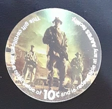 10G10 Soldiers 10 Cents 2007 AAFES Lenticular Pogs  Very Fine