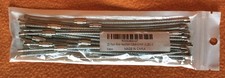 25 PACK 6 INCH STAINLESS STEEL WIRE KEYCHAIN CABLE KEY RING LOOP HOLDER-NEW