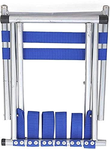 Kuyou Portable Folding Stool, 11.5 in / 13.3in Camping Stool Heavy Duty