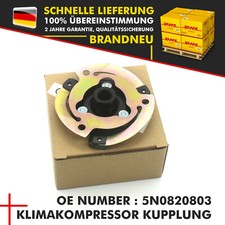 Klimakompressor Riemenscheibe Kupplung Passat für 5N0820803 5N0820803A