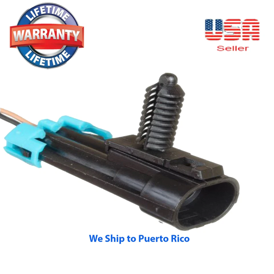 Juego de 2 sensores de velocidad de rueda ABS trasero derecho e izquierdo ajuste: Cadillac Chevrolet GMC Foto 4 de 4