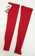 No Logo Super Roubaix Cycling LEG WARMERS in Red - by GSG