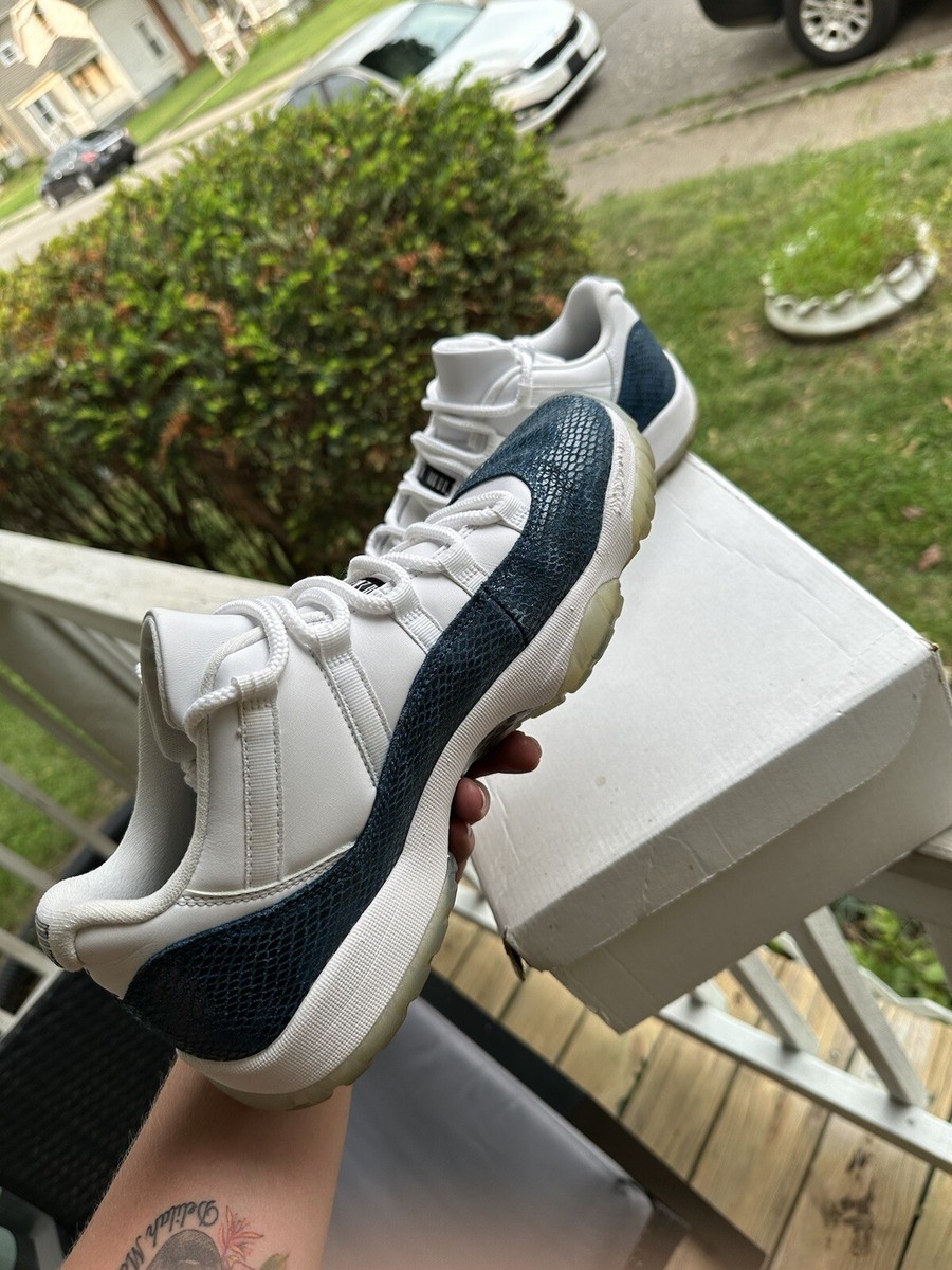 【美品未使用】NIKE AIR JORDAN 11 RETRO LOW Air Jordan 11 Retro Low Snake Light Bone - CD6846-002