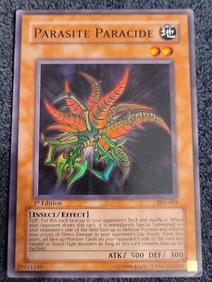Parasite Paracide PSV-003 1ST Edition YGO Card MP