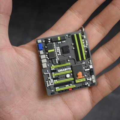 PC Builder Gift Soft Keychain Motherboard Model For PC Master Race Key Chain