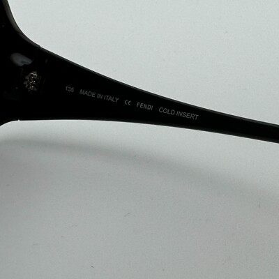 Fendi Limited Edition Cold Insert FS498R Sunglasses Black Fendi cold insert womens - Gem main image 3