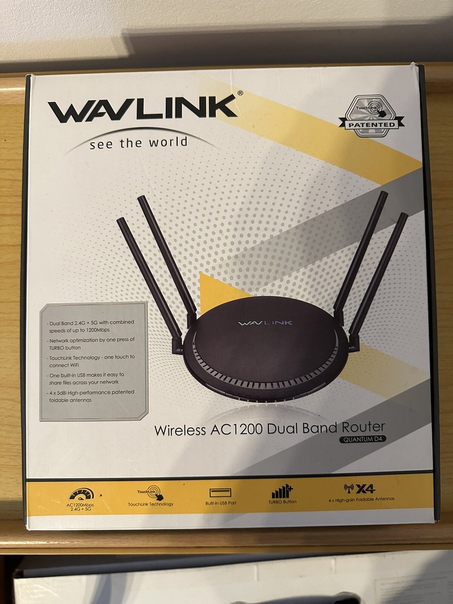 Wireless Wavlink AC1200 Dual Band Gigabit Router G 5G