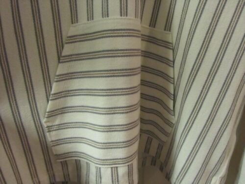 Vince Beige w/Grey/Brown Pinstripes Hooded Sweatshirt w/Kangaroo Pocket XL NWT - Picture 5 of 7