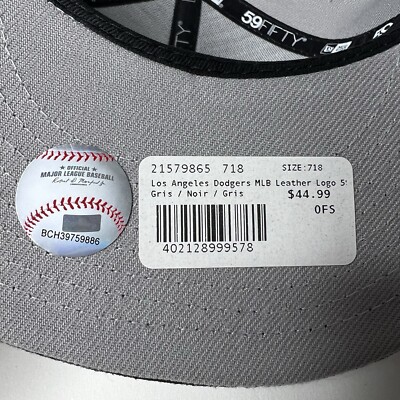 NEW ERA 59FIFTY MLB Leather Logo ドジャース 59FIFTY MLB Leather Logo ロサンゼルス・ドジャース モス