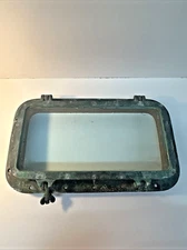 LARGE Rectangular Bronze Porthole (16x8 cutout, 19x11 overall)