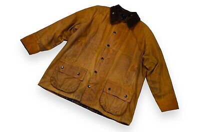 Men's Barbour Classic Moorland Vintage Jacket Wax Brown A821
