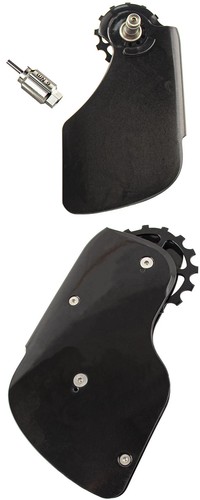 Road Bike Carbon Fiber Ceramics Bearing Guide Wheel Rear Pulley Rear Derailleurs - Picture 23 of 39