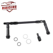 New Dual Feed Carb Fuel Line Double Pump An6 Braided For 4150 Holley Carburetor