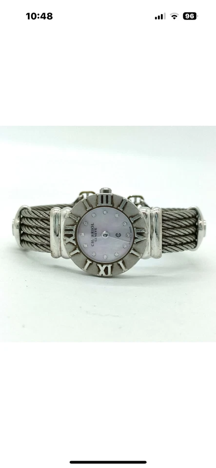 RELOJ PHILLPPE CHARRIOL 028R PLATA, TROPEZO ACERO INOXIDABLE Foto 2 de 4