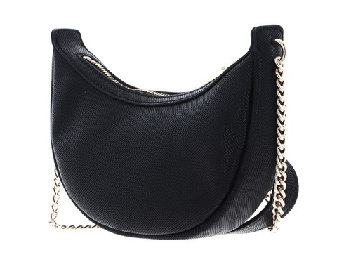 GUESS borsa a tracolla Eco Craig Mini Crossbody Saddle Bag Black - 第 4/4 張圖片