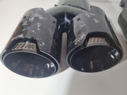 MPerformance BMW Forged Carbon Exhaust Tips G20 G21 G23 G42 M240 M340 M440 M3 M4 - Picture 3 of 7