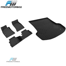 Fits 18-23 Kia Stinger RWD Car All Weather TPE 3D Molded Floor Mats + Trunk Mat