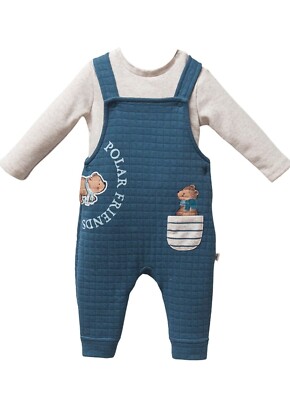 Kleinkind Jungen Salopet, Kleinkind Junge Kleidung, Langarm T-Shirt, Strampler 3-12m