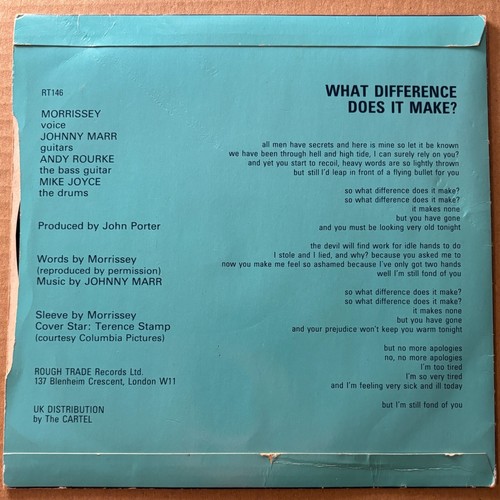 SMITHS - What Difference Does It Make? - UK 1984 1st Pressing - 80s Jangle Pop - Picture 2 of 10