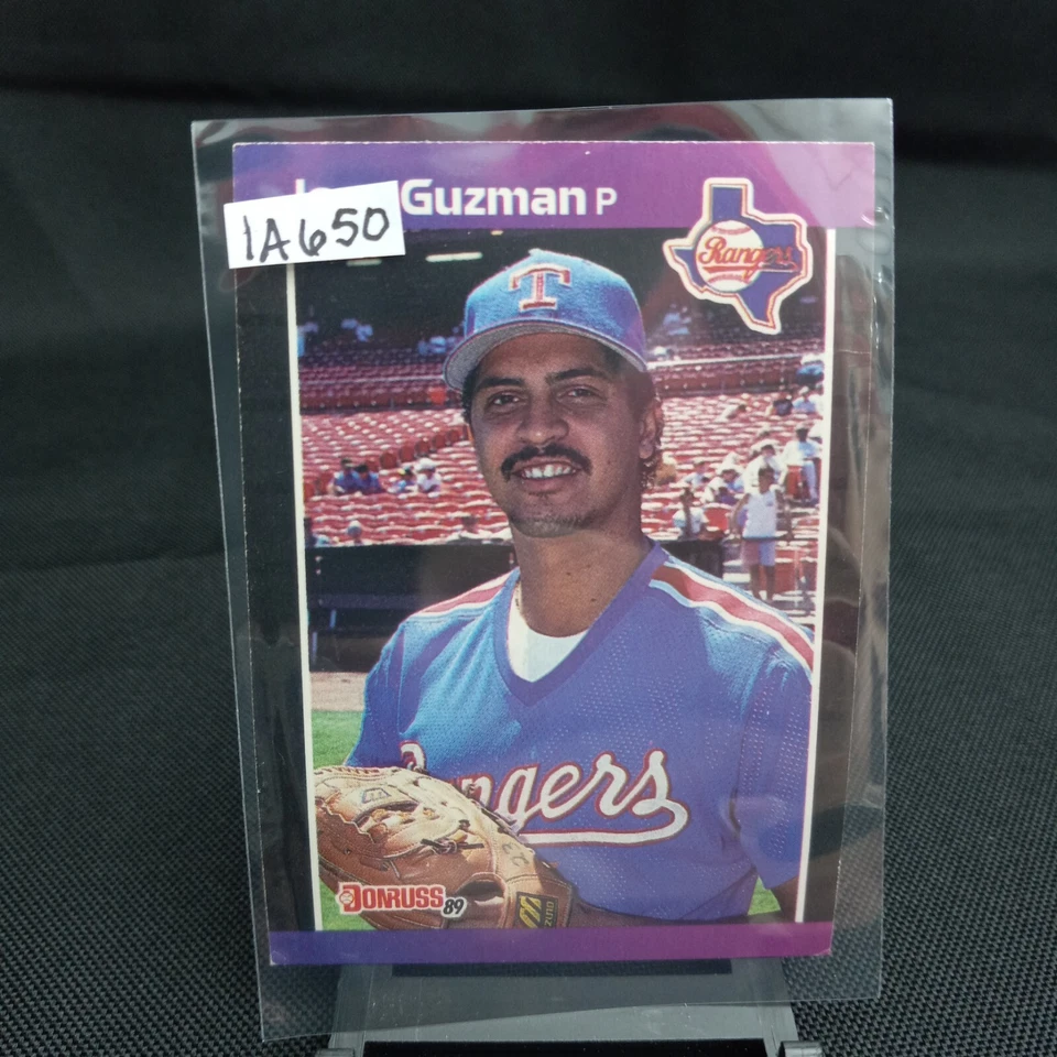 1989 Donruss Baseball Card Jose Guzman Texas Rangers #284 (1A650) - Image 3 of 3