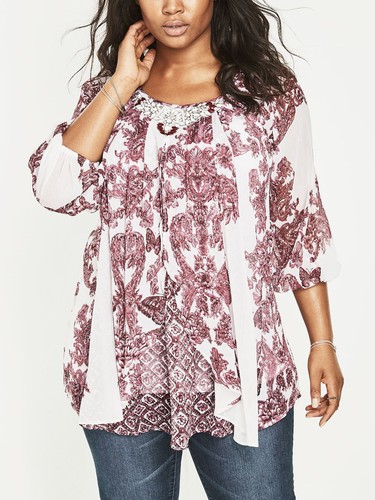 NEW Denim 24/7 WINE / BURGUNDY \u0026 IVORY 