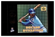 2001 Upper Deck Decade 1970's Decade Dynasties #8 hal mCRAE KANSAS CITY ROYALS