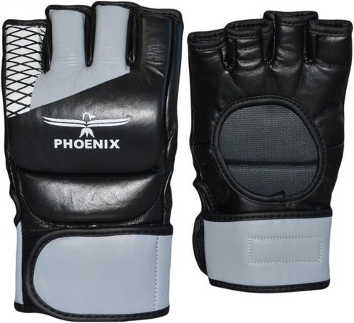 MMA Boxhandschuhe Boxsack Sandsack Handschuhe Free Fight Muay Thai/ Advance grau - Bild 3 von 3