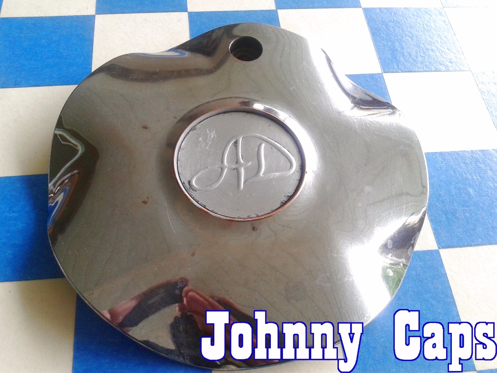 AD Wheels [60] Chrome Center Caps # N/A Custom Wheel Center Hub Cap (1)