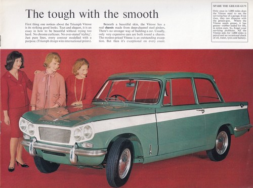 STANDARD TRIUMPH, TRIUMPH VITESSE BROCHURE, 350/662/UK/25m. - Picture 5 of 8