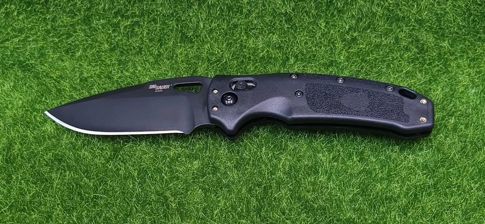 Navaja de bolsillo Hogue Sig Sauer K320 Nitron ABLE Lock S30V punto de caída, negra #36370 Foto 2 de 4