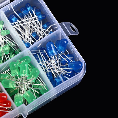 200pcs 3V 20mA Colorful Diodes 3mm LED Light Assorted Kit DIY LEDs Diode Set _tm - Imagen 4 de 12