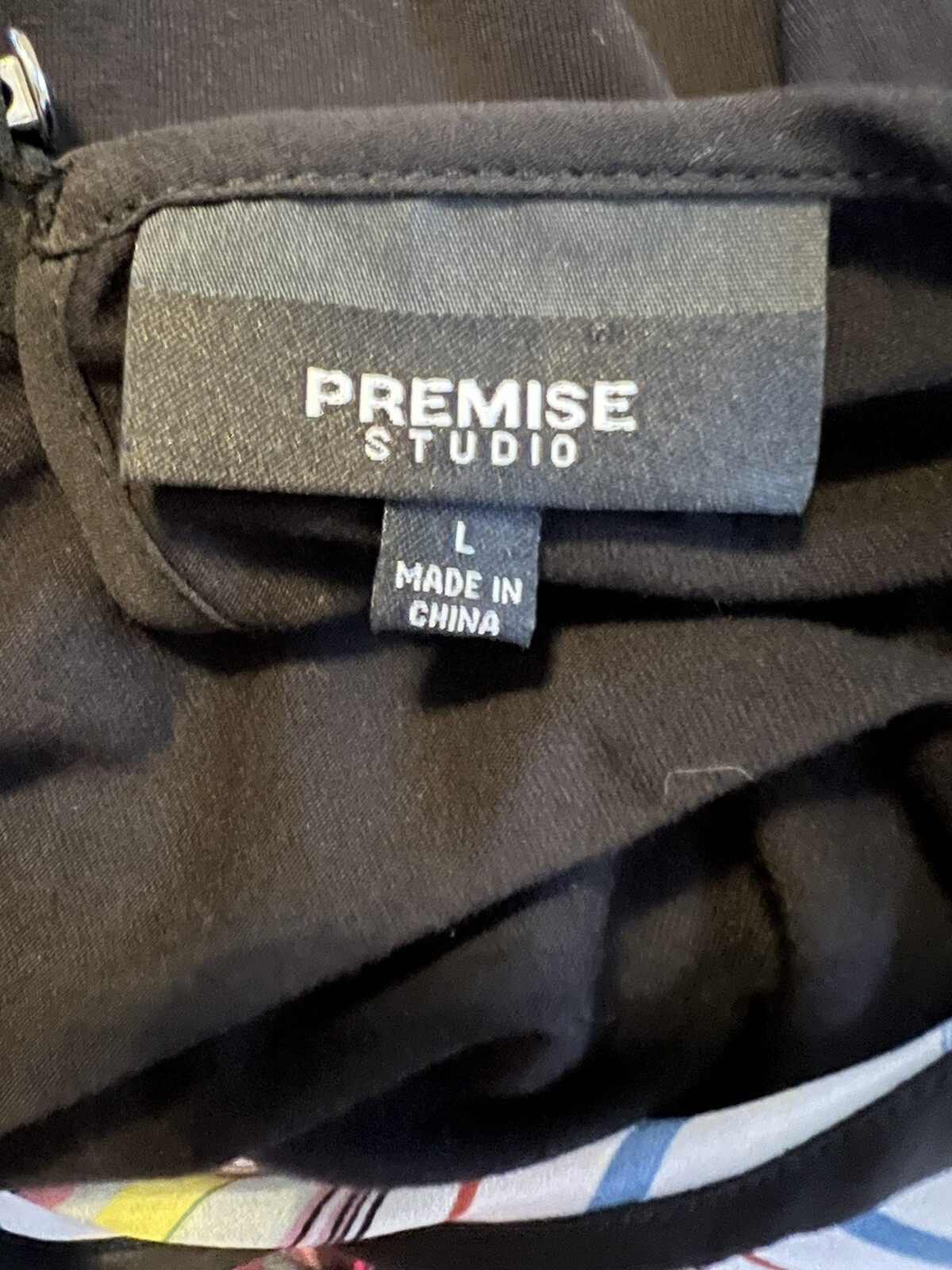 Premise Studio Black/Multi-Colored Sleeveless Top… - image 6