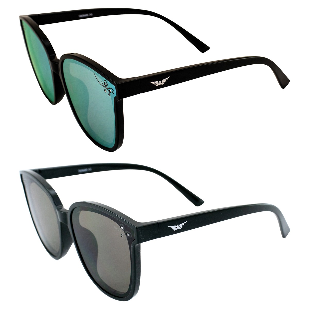 4 Pairs of Stylish Black Women\'s Sunglasses Bi-Focal SunReaders Fashion Cat Eye Sunglasses Oversized  main image 4