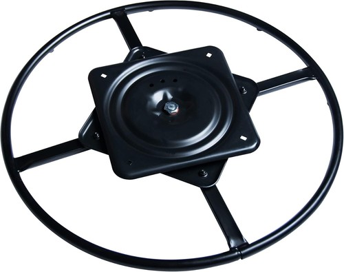 Versatile 22-Inch Swivel Base Replacement for Recliners and Sofas - Black Steel - Picture 7 of 9