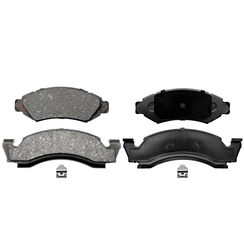 Pastillas de freno delanteras de cerámica para Ford Bronco F-150 E-150 Econoline 1987-1993 Foto 3 de 4