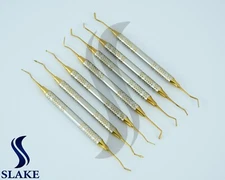 Composite Filling Instrument Gold Restorative Kit Dental Instruments 7Pcs