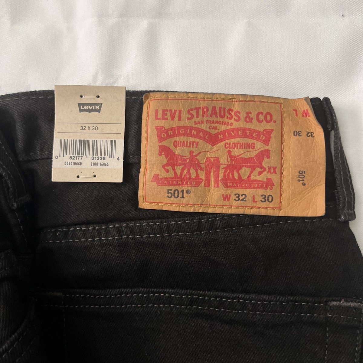 Levi's 501 ブラックmade in usa W34 L30 90's Levi's 501 先染め ブラックデニムパンツ 
