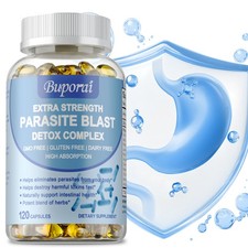 Parasite Blast Detox Complex 1485mg - with Wormwood, Black Walnut Hull, Clove