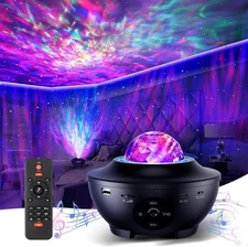 Galaxy Projector Star Projector, Bluetooth Speakers Night Light Timer Remote ...